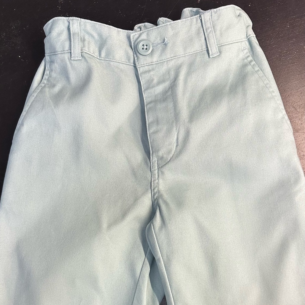 Old Navy twill shorts- Ionian Sea blue, size 8 boys